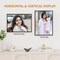 11x15 Aluminum Metal Picture Frame,Tempered Glass Black Photo Frame 11x15 for Family Photo,Posters,Art,Document to Wall Mount Horizontally or Vertically